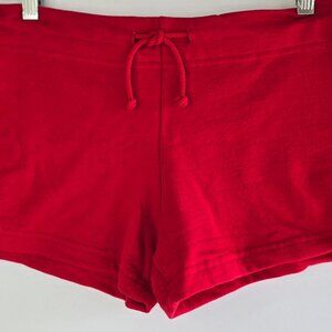 Bella Fleece Cheer Shorts - Red NWOT